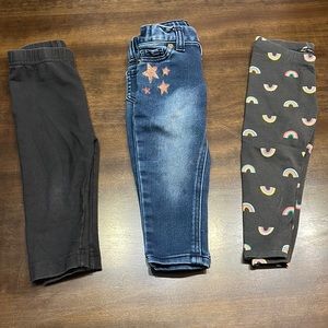 Bundle of 3 pairs of 18 months girls pants.  All in great condition.
